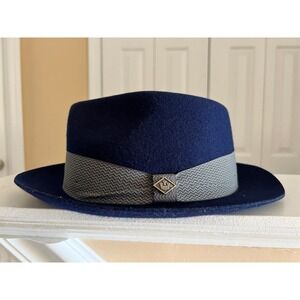 Very Fresh Goorin Brothers Fedora Hat - Purple/Blue Large